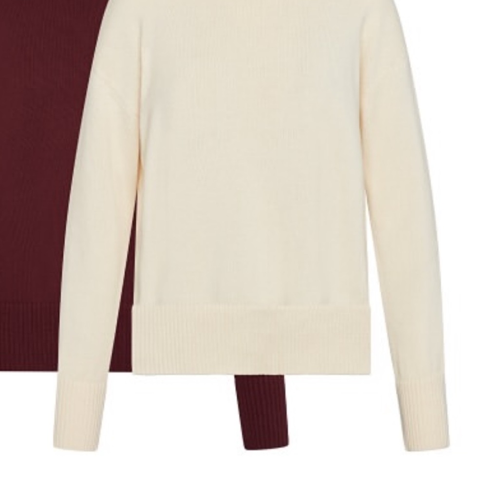 Parke x SET Cream Crew Neck Sweater